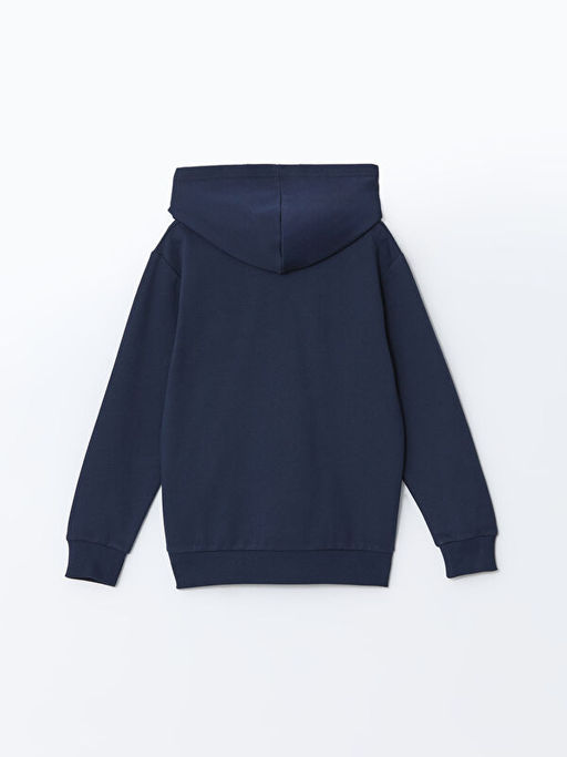 Kap??onlu Real Madrid Bask?l? Erkek ?ocuk Sweatshirt - Waikiki фото 2