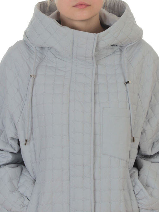 8039 LT. BLUE Куртка стеганная демисезонная женская (100 гр. холлофайбер) - Fashion фото 4