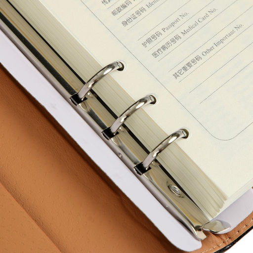 Органайзер на кольцах А5, 90 листов в линейку, с хлястиком, МИКС - Calligrata фото 9