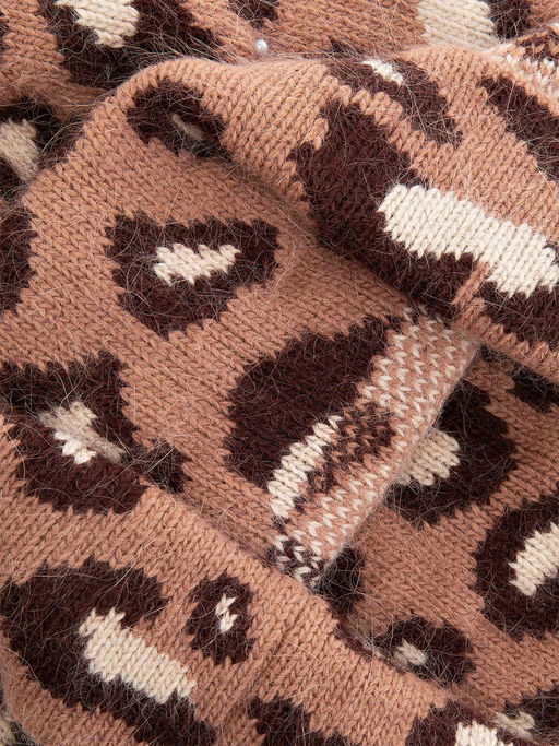 Шапка жен. анг+нейл LB-N88048 taupe/d.brown - Labbra фото 4