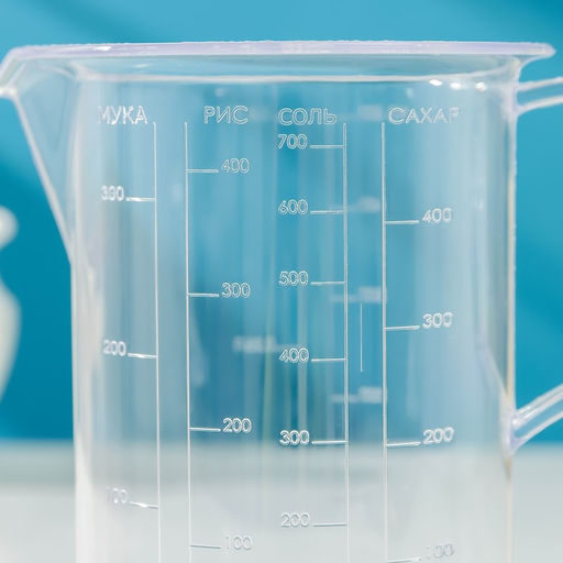 Цена за 2 шт. Кувшин мерный Альтернатива, 500 мл, пластик, прозрачный