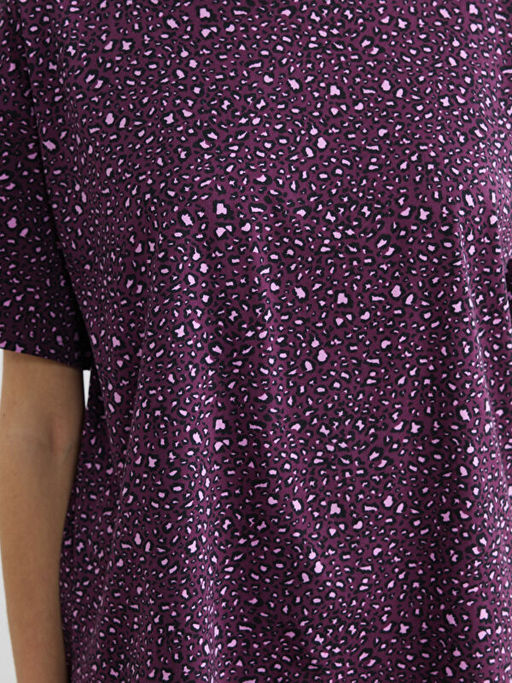 Bisiklet Yaka Desenli Kad?n Pijama Tak?m