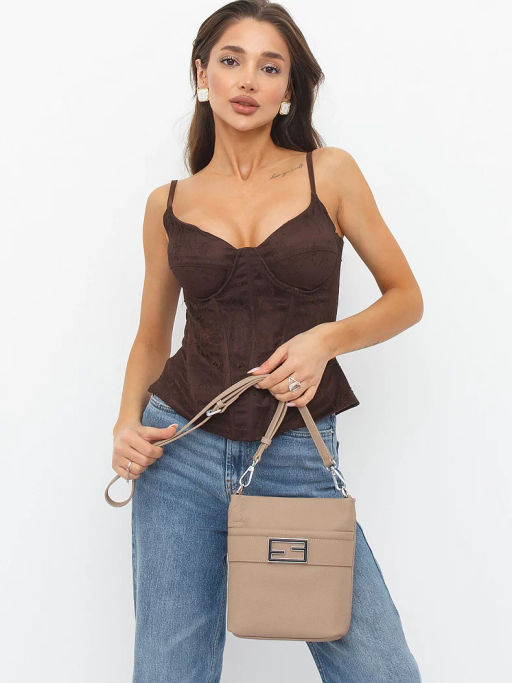 Сумка 98652 d.beige Velina Fabbiana-Safenta