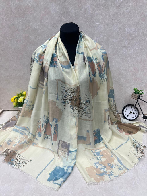 Легкий платок на голову и шею, мультицвет