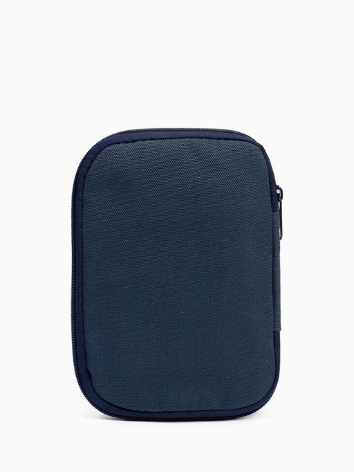 Косметичка-аптечка походная на молнии, с отделами, на подкладке, тёмно-синяя