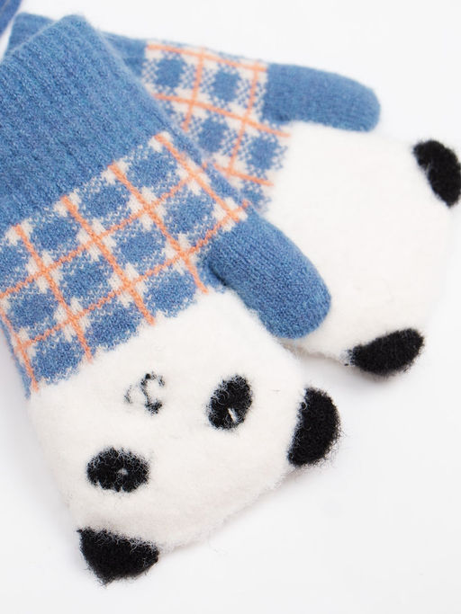 Варежки детские на шнурке Kim Lin  фото 2