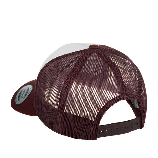 Бейсболка FLEXFIT арт. 6606CF (бордовый / белый)  фото 2