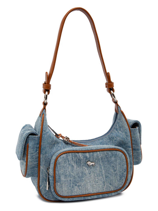 Сумка Labbra L-HF4395 l.blue jeans/luggage фото 2