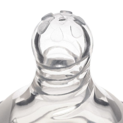 Соска на бутылочку M&B «Standard», антиколиковая, широкое горло Ø50 мм., от 6 мес., быстрый поток, для густого питания