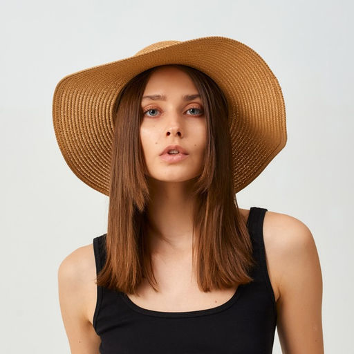 Шляпа женская с леопардовая MINAKU, коричневая, размер 58