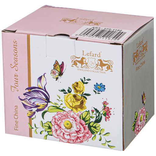 КРУЖКА LEFARD ВРЕМЕНА ГОДА 420 МЛ СЕРАЯ  фото 3