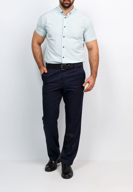 Сорочка мужская короткий рукав GREG 141/109/526/Z/b/1  фото 3