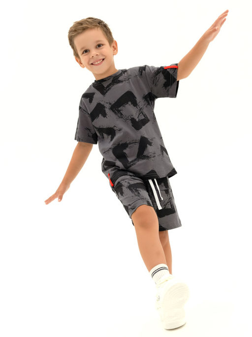 CHILLEASY 220021C-29 Футболка для мальчика, Антрацит