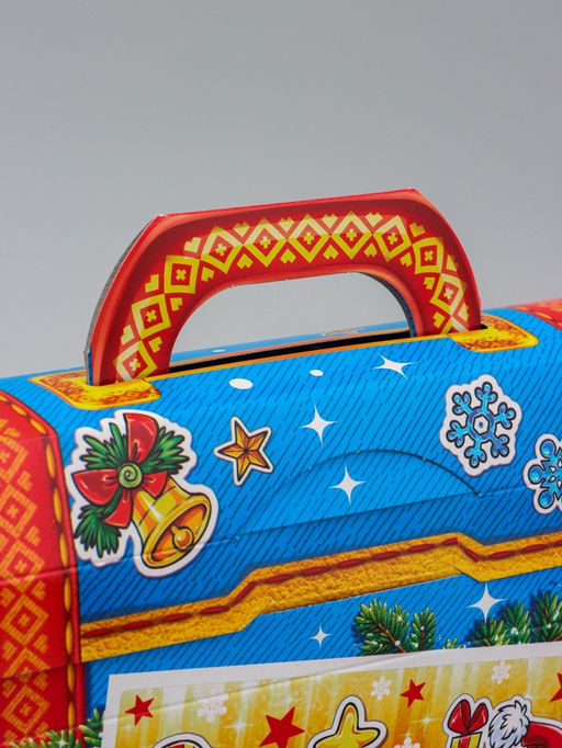 Цена за 3 шт. Коробка подарочная новогодняя «Портфель» 26×19.5×7.5 см