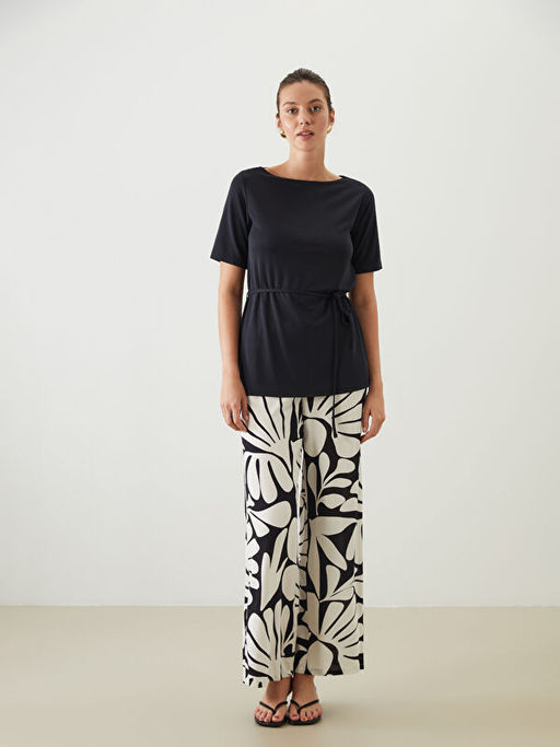 Bisiklet Yaka Kad?n Ti??rt