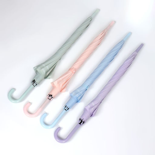 Зонт - трость полуавтоматический «Пастель», 8 спиц, R=47/55 см, d=94 см, МИКС