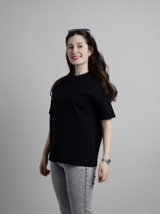 CRB wear/CSMW 60401-22 Футболка женская,черный/Ex.Cherubino  фото 2