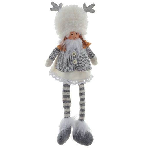 Игрушка набивная "Девочка", L12 W6 H35 см, 2в.