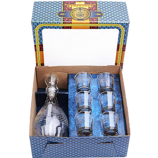 1231-Г Набор д/вина 7пр. Мираж графин+6 стаканов - Mayer&boch фото 7