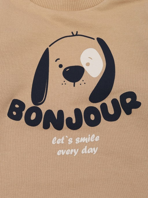 CRB wear / CSBB 90295-31-436 Комплект для мальчика (джемпер, брюки),бежевый/Ex.Cherubino  фото 4