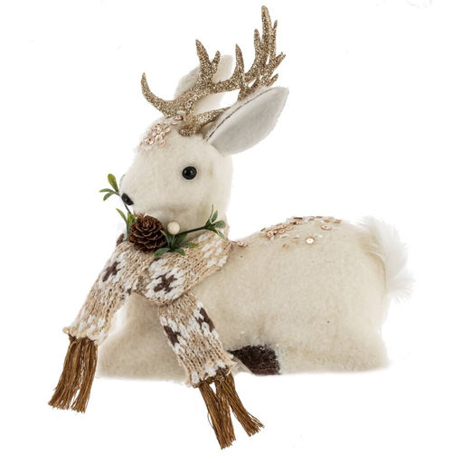 Фигурка декоративная "Оленёнок", L22 W11 H25 см