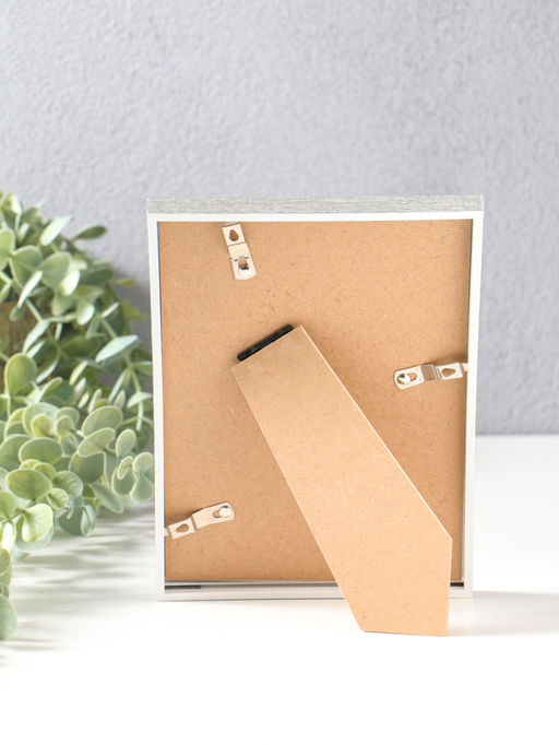 Цена за 2 шт. Фоторамка для фото 13×18 см «Современная классика», пластик, серый и белый, 19×13.8×1.5 см