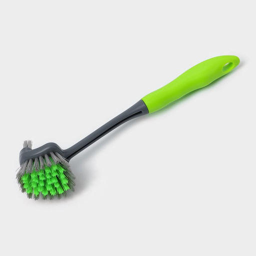 Цена за 2 шт. Щётка для посуды Доляна «Green day», двойная, 5,5×7,5×28,5 см