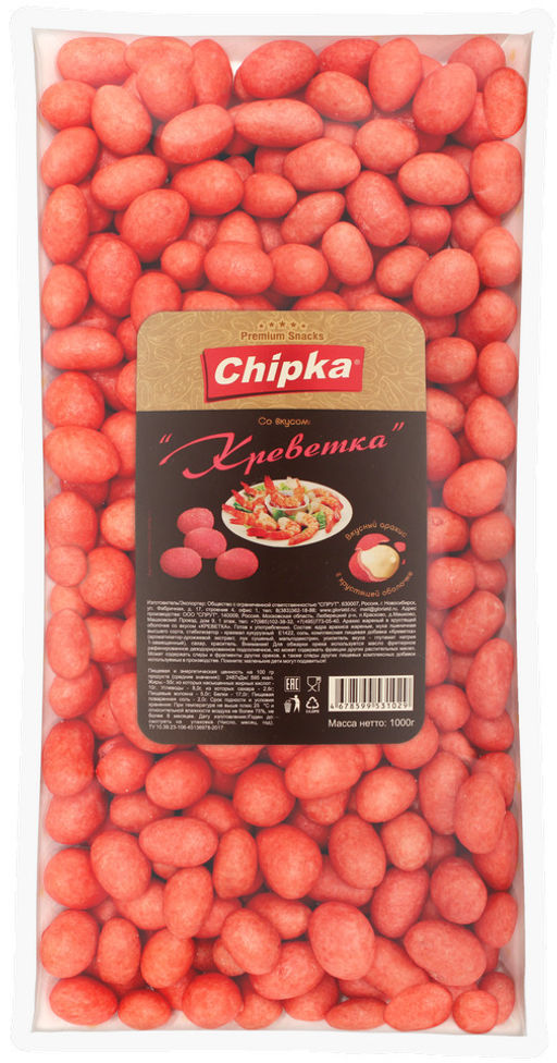 Арахис жареный в хрустящей оболочке со вкусом "креветка" 1 кг