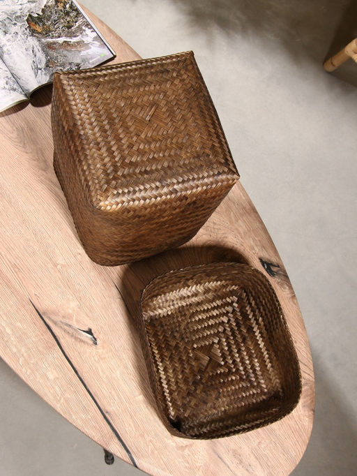 Корзинка плетёная «Рино», 25×25×28 см