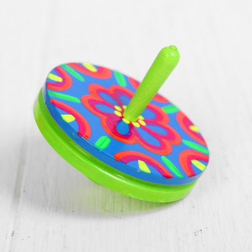 Волчок двойной большой «Расписной», МИКС