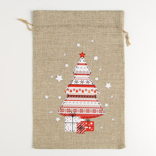 Цена за 5 шт. Мешок с термонаклейкой Подарки, 20 30 см +/- 1.5 см - Дарите счастье фото 5