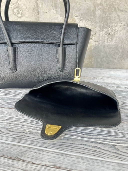 Женская кожаная сумка с клатчем 509286 Блек