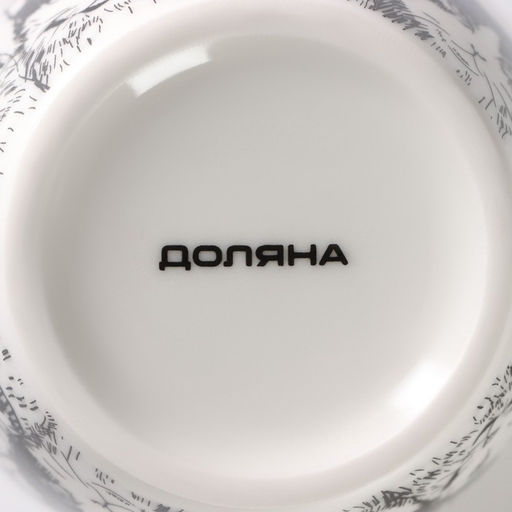 Кружка Доляна «Коты - это любовь», 350 мл, керамика, белая