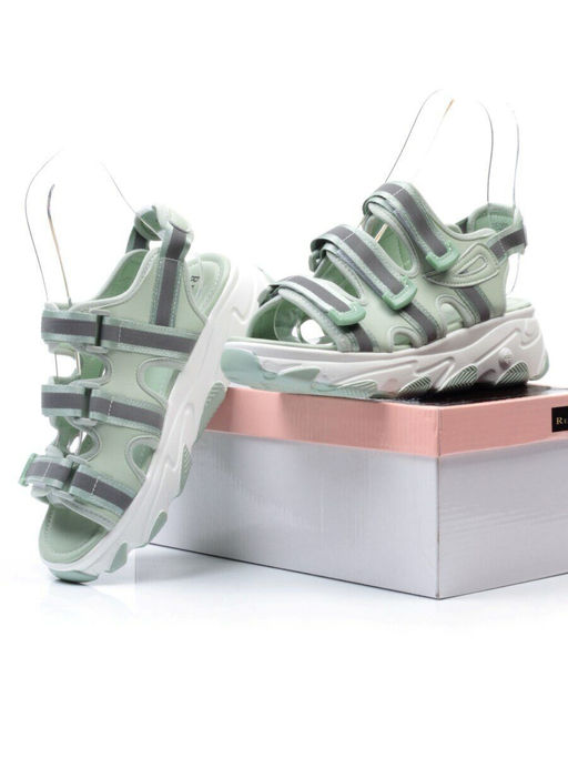 08-PED92-2 GREEN Босоножки (натуральная кожа, стелька натуральная кожа) - Фабричный китай фото 17