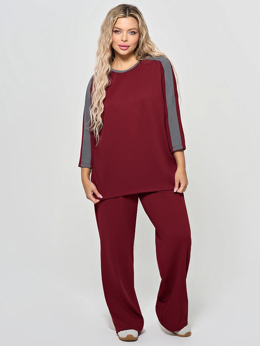 Костюм 0001-3а бордовый