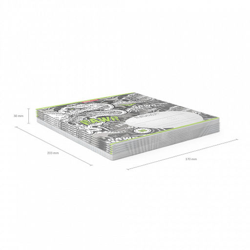 Цена за 10 шт. Тетрадь школьная ученическая ErichKrause Dinosaur Park, 18 листов, линейка (в плёнке по 10 шт.)  фото 10