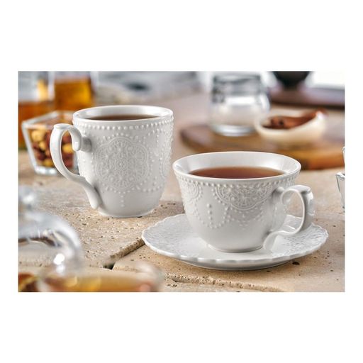 Кружка Walmer Vivien, 0.35 л, цвет белый  фото 4