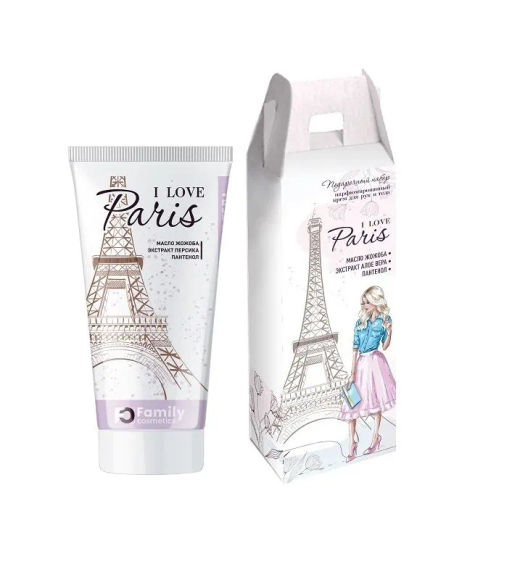 Family Cosmetics /FPN-10487/1/ Нежный крем-вуаль для рук и тела I LOVE PARIS (150мл) 09.2026