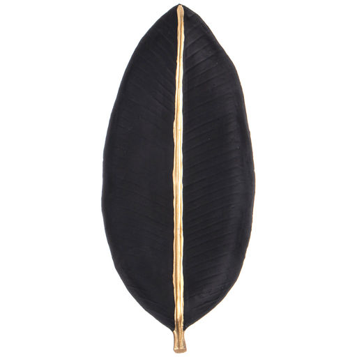 БЛЮДО ДЕКОРАТИВНОЕ LEAF ЦВЕТ:ЧЕРНЫЙ 32,5*14,5*3,5СМ - Lefard фото 3