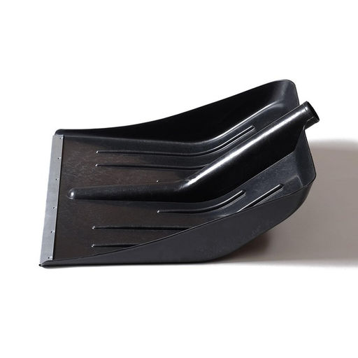 Цена за 2 шт. Ковш лопаты для уборки снега, 410×400 мм, пластик, оцинкованная планка, тулейка 32 мм, «Тульская»