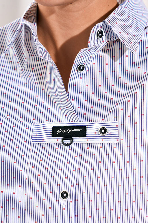 Рубашка LISSANA 5037 белый красный