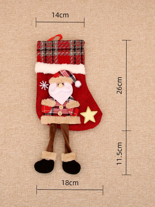 Новогодние носки для подарка Дед мороз и Снеговик 2 шт