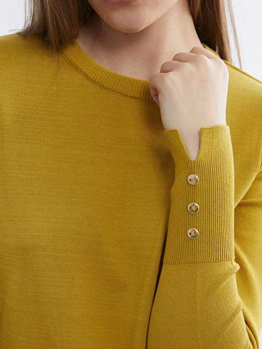 Bisiklet Yaka Kad?n Triko Kazak