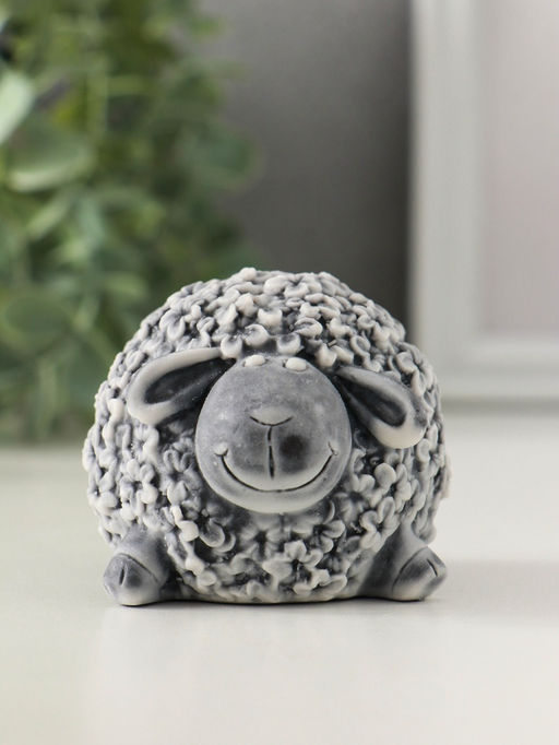 Сувенир "Барашек в цветочках" 5 см