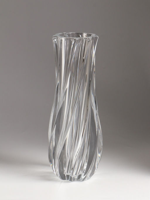 Ваза стекло настольная "Бьорг" 24,5х9 см, прозрачный