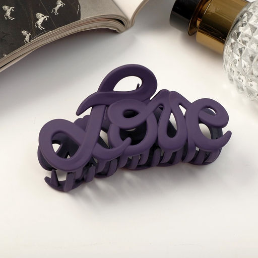 Цена за 12 шт. Крабик для волос «Классика», завитки люкс, 9 см, МИКС