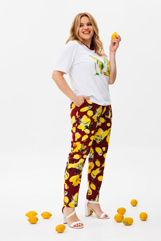 Костюм Michel Chic 1380 белый, бордо фото 3