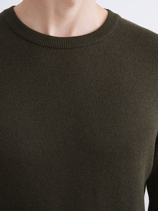 Bisiklet Yaka Erkek Triko Kazak