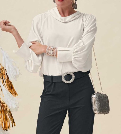 Блузка, белая - Heine фото 5