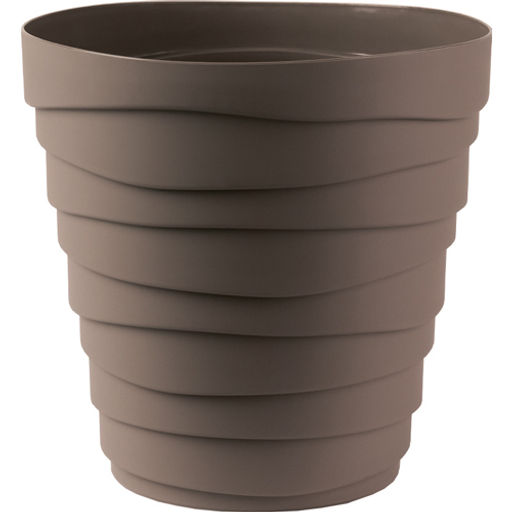 Кашпо Бархан (3,5л) Цв. Мокачино (Арт. КШ-4344) - Вмс фото 2